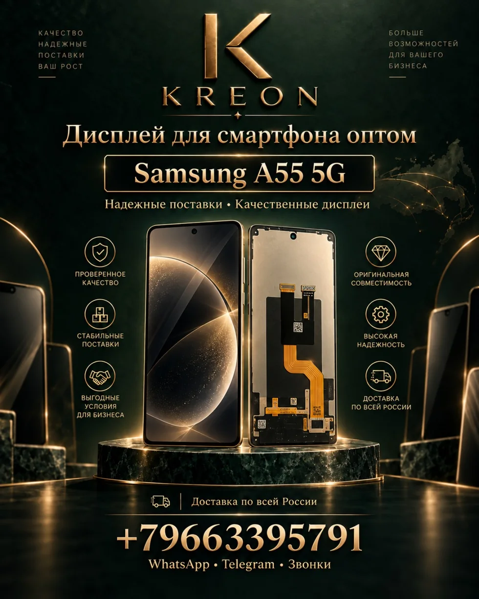 Дисплей Samsung A55 5G оптом — KREON Москва